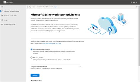 microsoft 365 latency|Microsoft 365 network connectivity test.